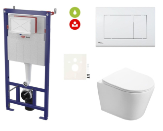 Závěsný WC set do lehkých stěn / předstěnová SAT Infinitio SIKOSSIN20KECO