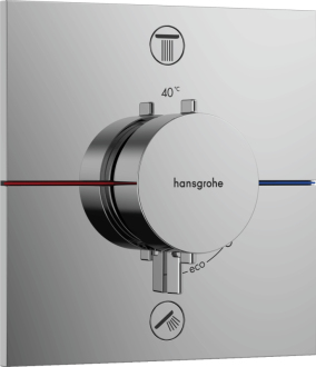 Vanová baterie Hansgrohe ShowerSelect Comfort E bez podomítkového tělesa chrom 15578000