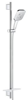 Sprchový set Grohe Rainshower SmartActive Cube na stěnu s poličkou chrom 26587000