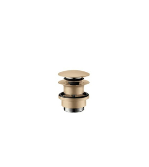 Vtok k umyvadlu Hansgrohe kartáčovaný bronz 50100140