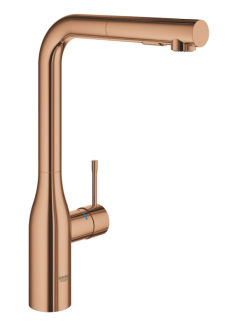 Dřezová baterie Grohe Essence New s vytahovací sprškou Warm Sunset 30270DA0