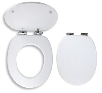 Wc prkénko Novaservis MDF bílá WC/SOFTMDF