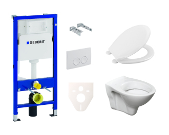 Cenově zvýhodněný závěsný WC set Geberit  + WC S-Line S-line Pro 458.103.00.1NR1