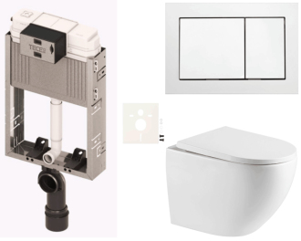 Závěsný wc set k zazdění  SAT SIKOTZTOR67B