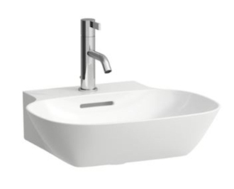 Umývátko Laufen Ino 45x41 cm otvor pro baterii uprostřed H8163000001041