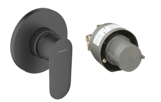 Sprchová baterie Hansgrohe Vernis Blend včetně podomítkového tělesa matná černá 71663670