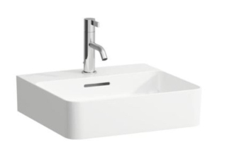 Umývátko Laufen Val 45x42 cm otvor pro baterii uprostřed H8162804001041