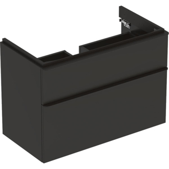 Koupelnová skříňka pod umyvadlo Geberit Smyle Square 88,4x62x47 cm láva 500.354.JK.1