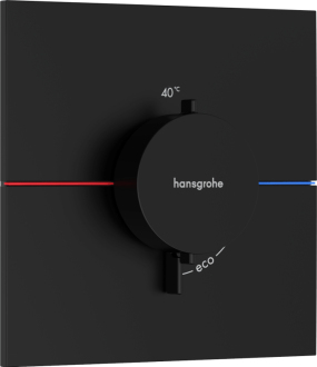 Sprchová baterie Hansgrohe ShowerSelect Comfort E bez podomítkového tělesa matná černá 15574670