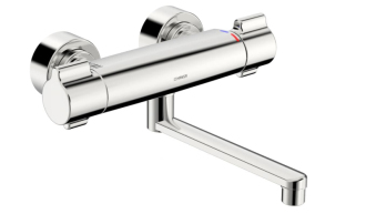 Umyvadlová baterie Hansa Clinica s otočným ramínkem 150 mm chrom 08806202