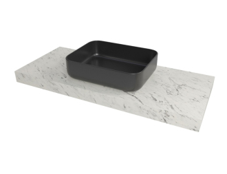 Dolce deska pod um.80x50x8cm bílý mramor DO8050MCB