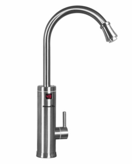 Dřezová baterie Homelife INOX DIGITAL s elektrickým ohřevem vody, nerez SDR-18DC-3H