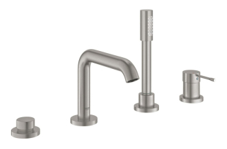 Vanová baterie Grohe Essence se sprchovým setem supersteel 19578DC1