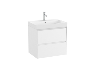 Koupelnová skříňka s umyvadlem Roca ONA 65x64,5x46 cm bílá mat ONA652ZBM