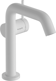 Umyvadlová baterie Hansgrohe Tecturis S s clic-clacem matná bílá 73340700
