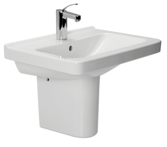 Umyvadlo Jika Cubito 85x48,5 cm otvor pro baterii uprostřed H8104260001041