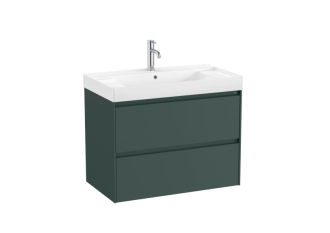 Koupelnová skříňka pod umyvadlo Roca Ona 80x64,5x46 cm zelená mat ONA802ZZM