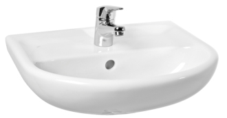 Umyvadlo Jika Lyra Plus 55x45 cm otvor pro baterii uprostřed H8143820001041