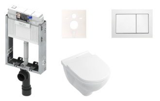 Cenově zvýhodněný závěsný WC set TECE k zazdění + WC Villeroy & Boch O.novo KMPLONOVO