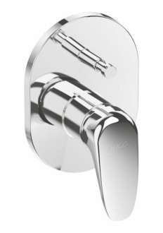 Vanová baterie Jika Deep včetně podomítkového tělesa chrom H3211U60040001