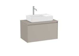 Koupelnová skříňka pod umyvadlo Roca Ona 79,4x44,3x45,7 cm písková mat ONADESK801ZPM