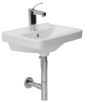 Umývátko Jika Cubito 45x34 cm otvor pro baterii uprostřed H8114220001041