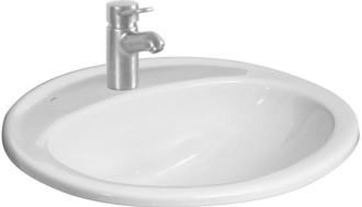 Zápustné umyvadlo Jika Ibon 52x41 cm otvor pro baterii uprostřed H8130100001041