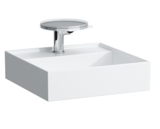 Umývátko Laufen Kartell By Laufen 46x46 cm otvor pro baterii, bez přepadu H8153314001111