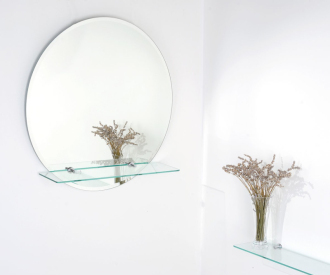 Zrcadlo s fazetou Amirro Georgina 60x60 cm 125-615