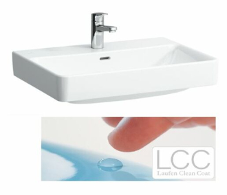 Umyvadlo Laufen Pro S 65x46,5 cm otvor pro baterii uprostřed H8109644001041