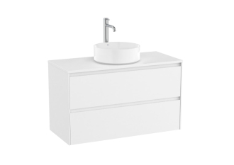 Koupelnová skříňka pod umyvadlo Roca ONA 99,4x58,3x45,7 cm bílá mat ONADESK1002ZBM
