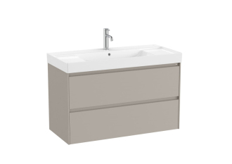 Koupelnová skříňka s umyvadlem Roca Ona 100x64,5x46 cm písková mat ONA1002ZPM