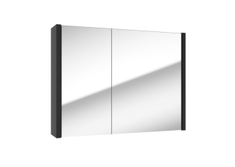 DELANO zrcadlová skř. 80x60x15 černá DELANOG80C