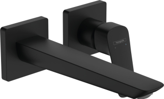 Umyvadlová baterie Hansgrohe Logis bez podomítkového tělesa 100 mm matná černá 71256670