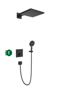Sprchový systém Hansgrohe Raindance E pod omítku s termostatickou baterií černá matná 27939670