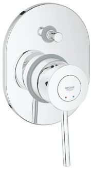 Vanová baterie Grohe BauClassic včetně podomítkového tělesa chrom 29047000