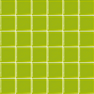 Skleněná mozaika Premium Mosaic zelená 31x31 cm lesk MOS50PI