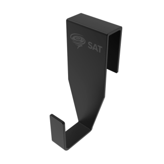 SAT Háček závěsný na walk-in,černá mat SATWIHACEKC