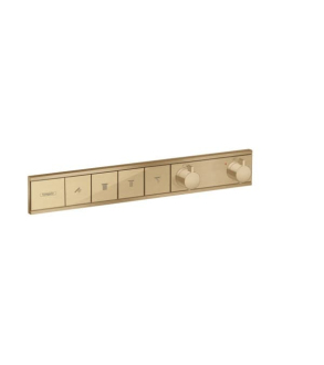 Sprchová baterie Hansgrohe Rainselect 4 bez podomítkového tělesa kartáčovaný bronz 15382140