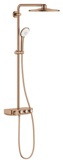 Sprchový systém Grohe Euphoria SmartControl na stěnu s termostatickou baterií kartáčovaný Warm Sunset 26507DL0