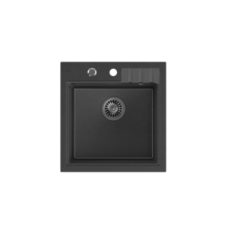 Dřez Quadron PETER110 černá nerez elem HCQP5052CZK