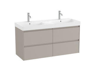 Koupelnová skříňka s umyvadlem Roca Ona 120x64,5x46 cm písková mat ONA1202ZPM