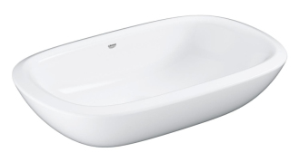 Umyvadlo na desku Grohe Eurostyle 2015 50x38 cm alpine-white bez otvoru pro baterii, bez přepadu 39216000