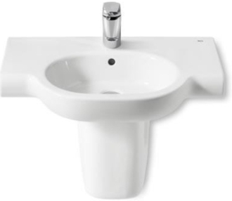 Umyvadlo Roca Meridian 70x46 cm otvor pro baterii uprostřed A327240000