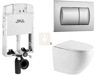 Závěsný wc set k zazdění  SAT SIKOJZREX67CRM