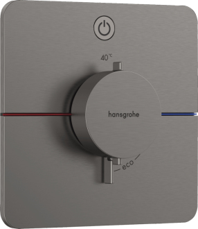 Sprchová baterie Hansgrohe ShowerSelect Comfort Q bez podomítkového tělesa kartáčovaný černý chrom 15581340