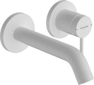 Umyvadlová baterie Hansgrohe Tecturis S bez podomítkového tělesa matná bílá 73350700