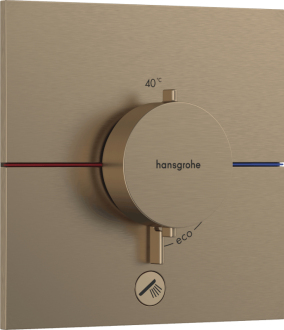 Sprchová baterie Hansgrohe ShowerSelect Comfort E bez podomítkového tělesa kartáčovaný bronz 15575140