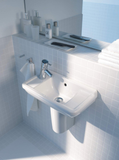 Umývátko Duravit Starck 3 50x26 cm bez otvoru pro baterii, s přepadem 0751500000