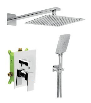 Sprchový systém Novaservis včetně podomítkového tělesa chrom SADA36051R,0